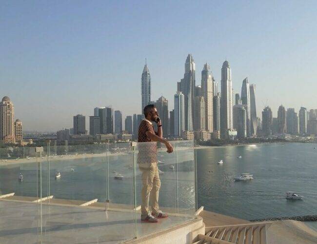 Adeel Chowdhry in Dubai Penthouse